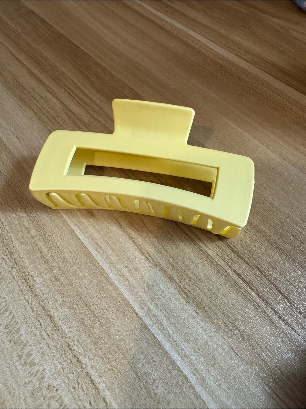 Butter Yellow Hair Claw Clip